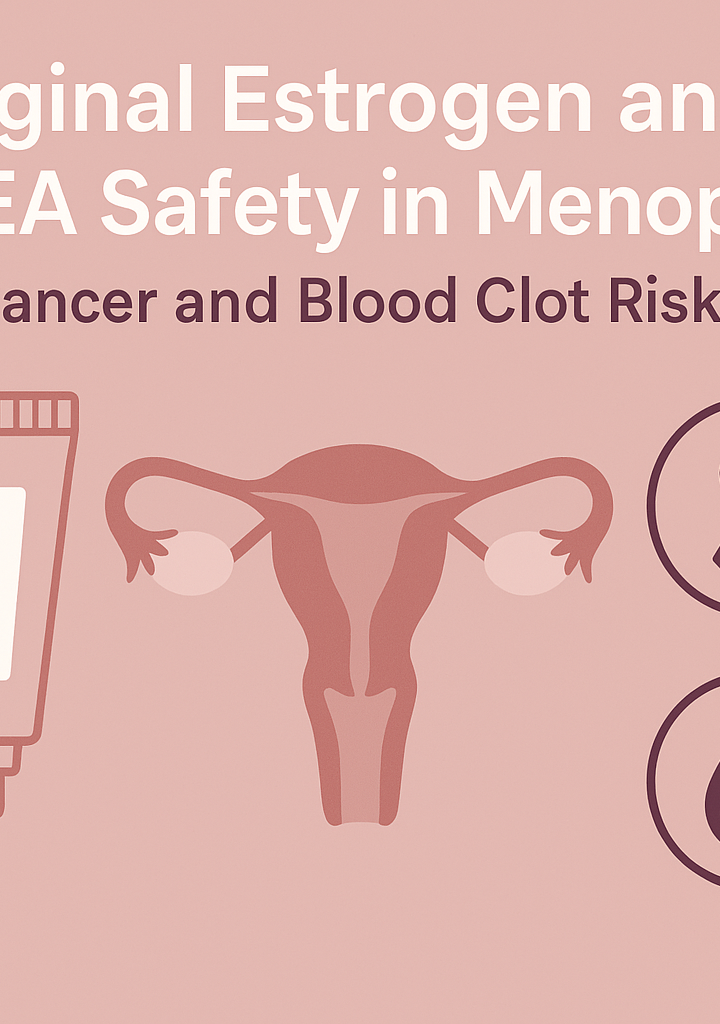 Vaginal Estrogen and DHEA Safety in Menopause Vaginal estrogen and DHEA safety in menopause