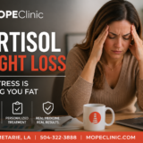 Metairie cortisol weight loss consultation showing stress hormone impact on fat gain