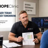 Maintaining muscle mass consultation at MOPE Clinic in Metairie reviewing labs and a personalized health plan