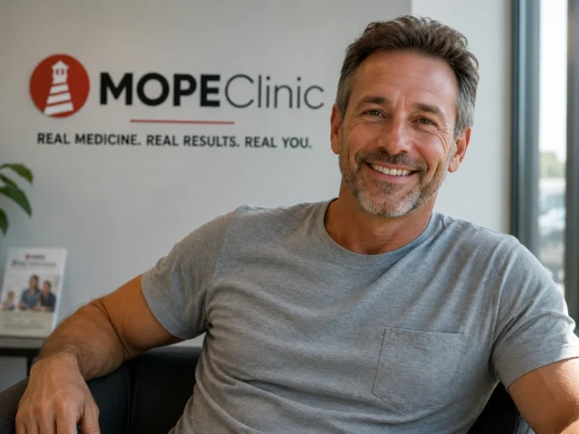 MOPE Clinic patient consultation image in Metairie Louisiana for hormone and weight loss treatment