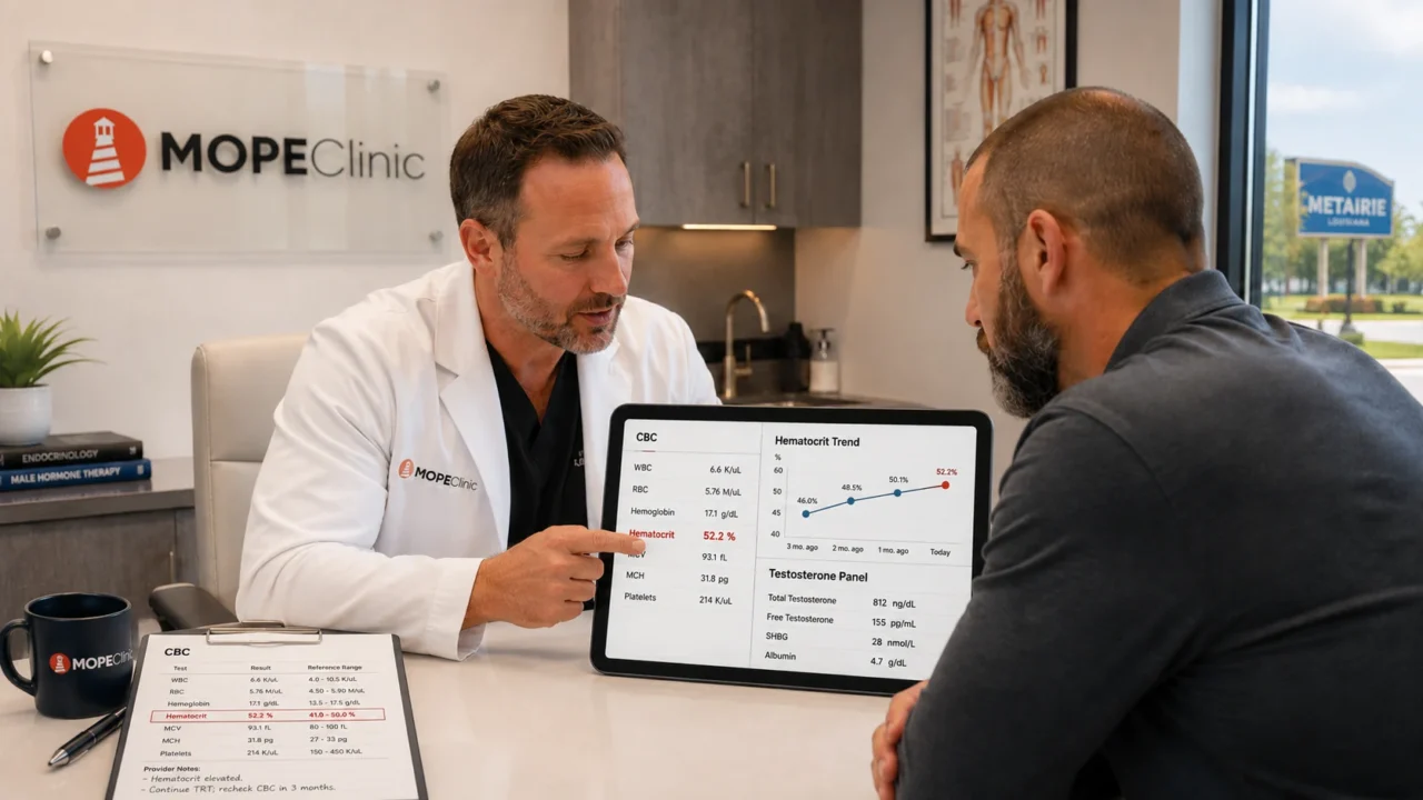 TRT Hematocrit Monitoring: Why Blood Tests Matter During Testosterone Therapy