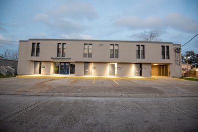 Exterior of the building housing MOPE Clinic in Metairie